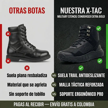 Bota Under Tácticas Negras Valsetz - Domina cualquier terreno