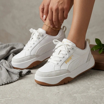 Tenis Blanco Gold Essence - Elegancia y confort en cada paso