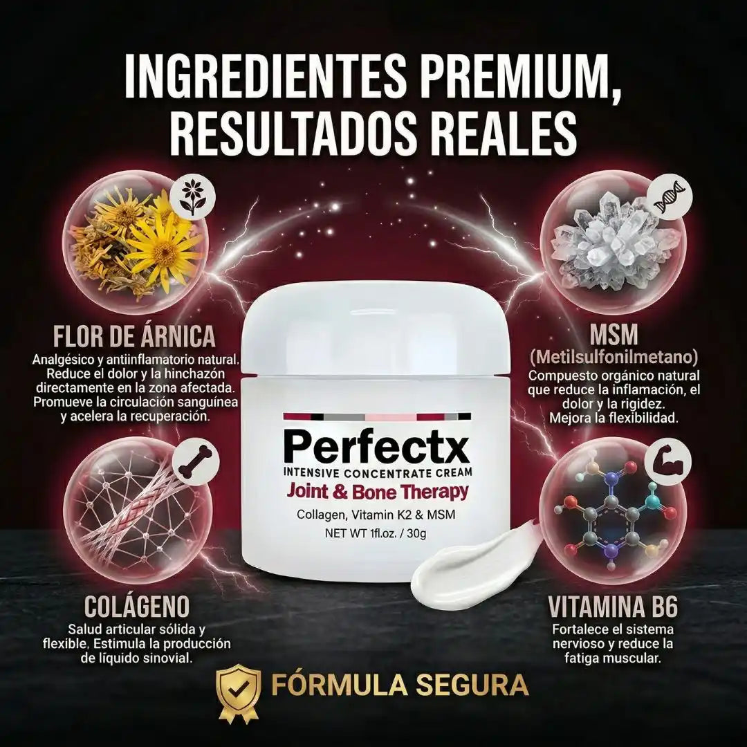 Perfectx Compra 1 y lleva 2 - Crema terapéutica para las articulaciones y huesos