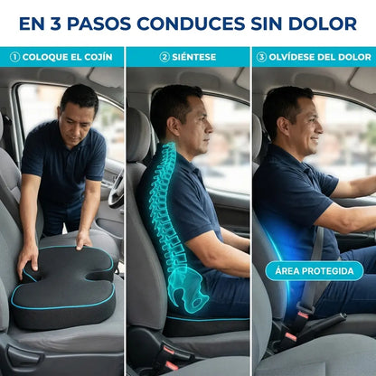 Cojín Ortopédico ErgoMed™ — Alivio del dolor lumbar y ciática