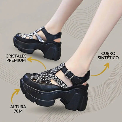 Sandalias Estelar Platform - Gana altura con el brillo que mereces