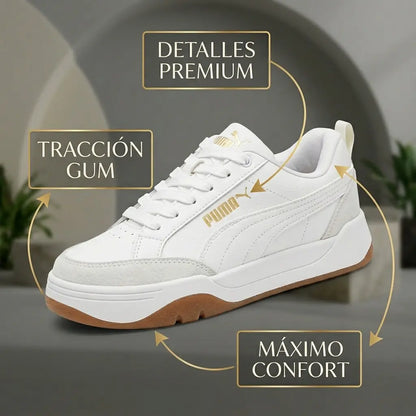 Tenis Blanco Gold Essence - Elegancia y confort en cada paso